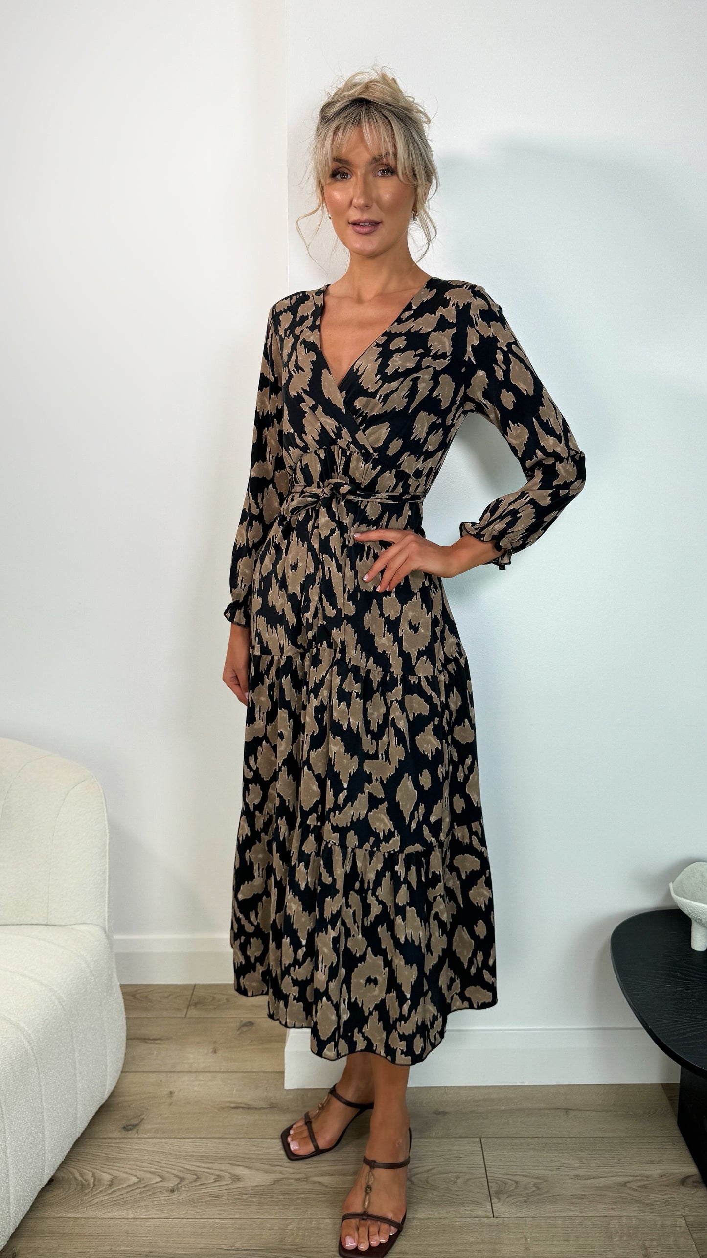 Diva Printed Maxi Dress