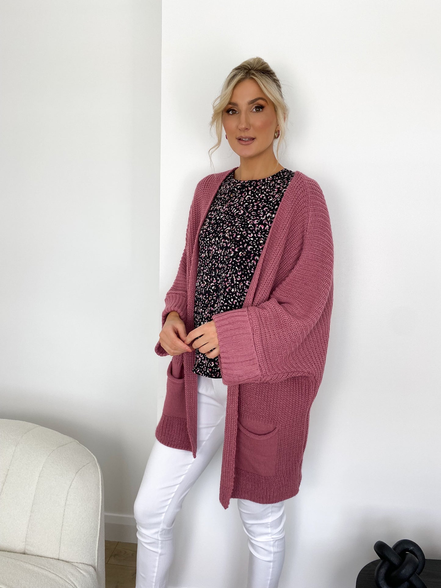 Rose Cardigan with pockets