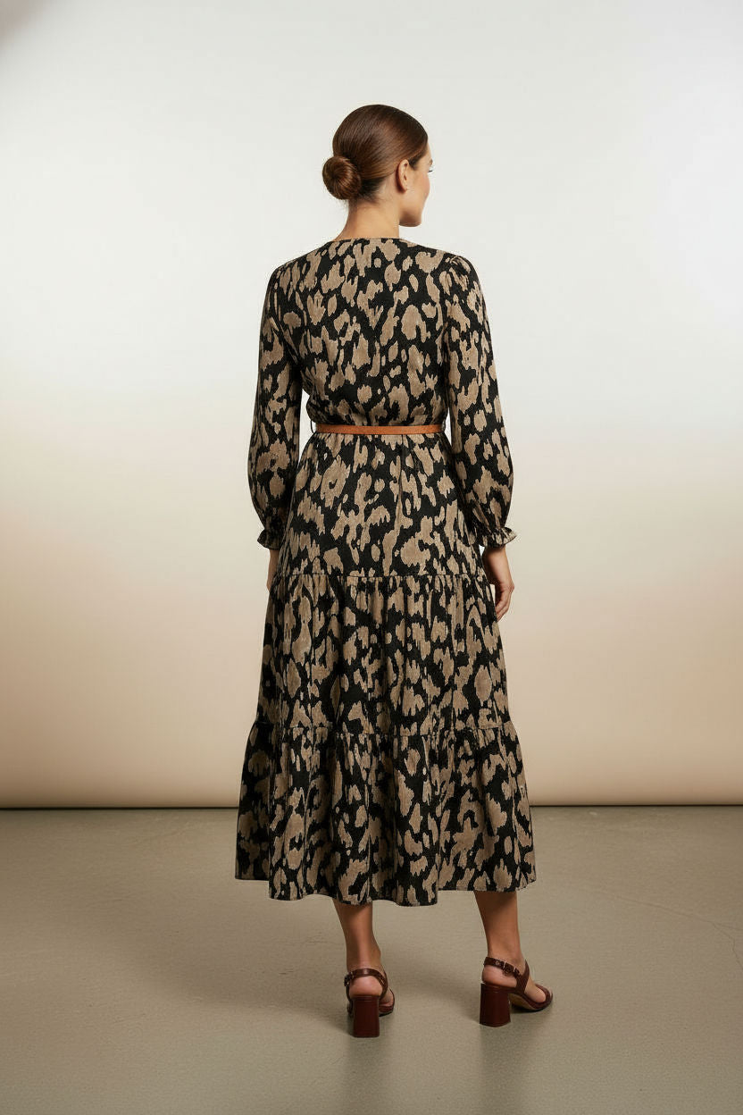 Diva Printed Maxi Dress