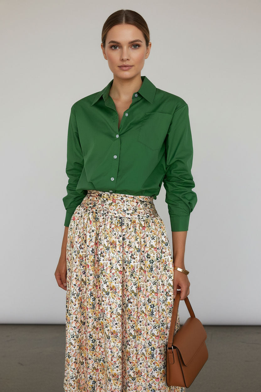 Judy Floral Maxi Skirt