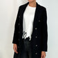 Nicole Button Down Coat - Black