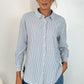 Lucy Striped Shirt - Blue and White