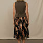Sheels Printed Maxi Skirt - Brown