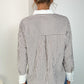 Giulia Stripped Shirt - White and Brown