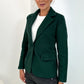 Luna Single Button Coat - Green