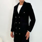 Nicole Button Down Coat - Black