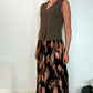 Sheels Printed Maxi Skirt - Brown