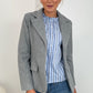 Luna Single Button Coat - Grey