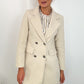 Ciara Button Down Coat - Cream