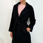 Rachel Belted Maxi Coat - Black