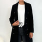 Nicole Button Down Coat - Black
