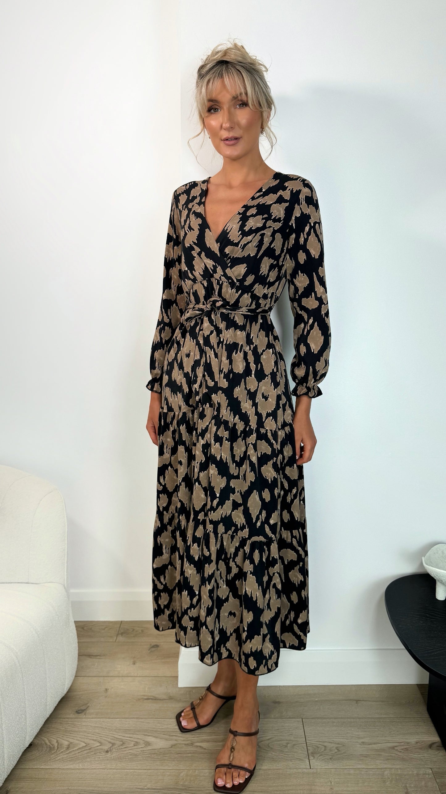 Diva Printed Maxi Dress