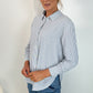 Lucy Striped Shirt - Blue and White