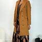 Nicole Button Down Coat - Camel