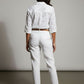 Clara Broderie Button Up Shirt - White