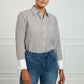 Kelly Front Pocket Flare Denim Trousers - Blue