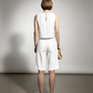 Alice Side Slit Top With Stones Pattern - White