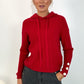 Sonya hooded jumper - Red