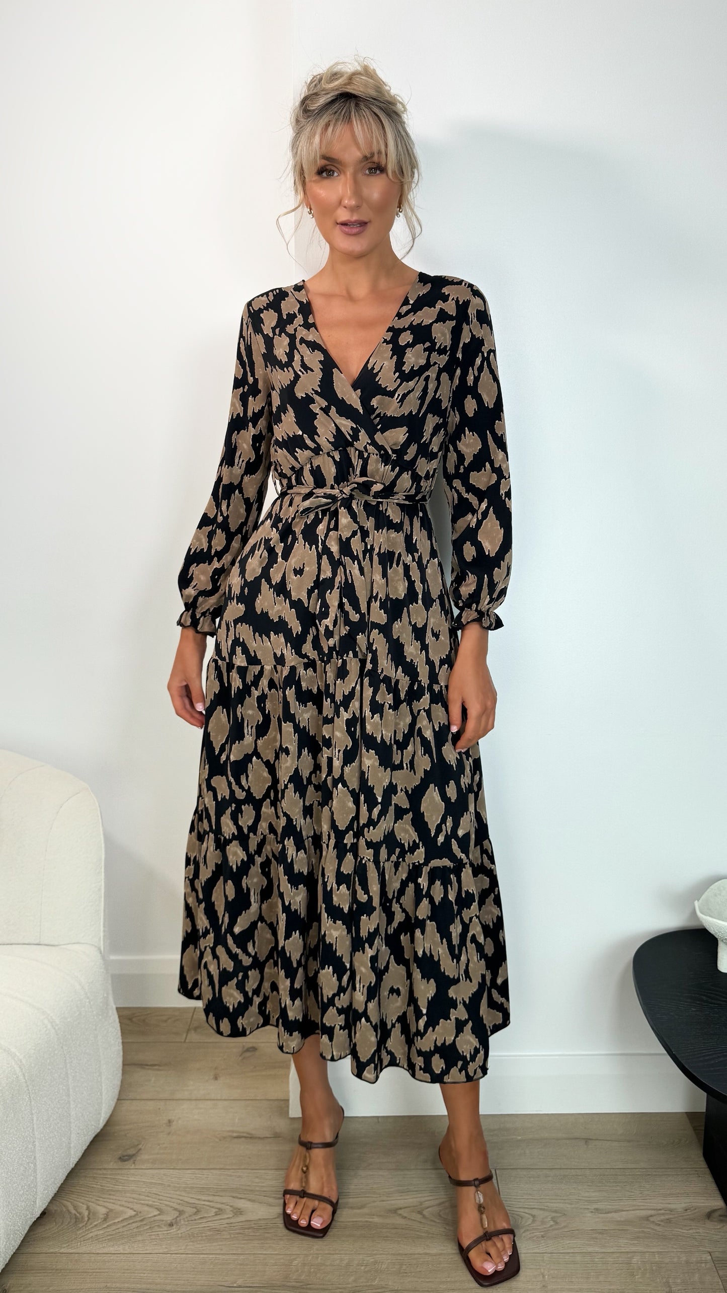 Diva Printed Maxi Dress