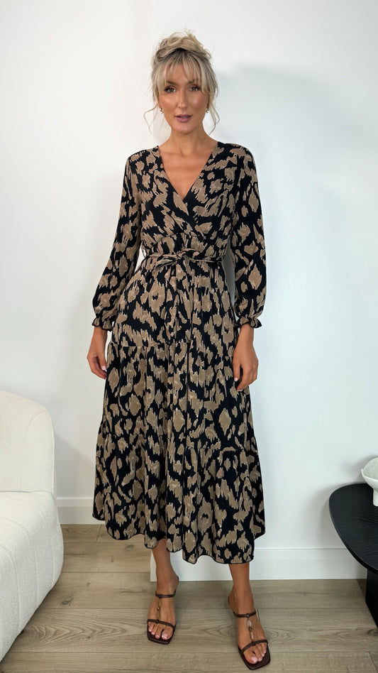 Diva Printed Maxi Dress