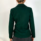 Luna Single Button Coat - Green