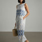 Joyce Printed Summer Set - Blue