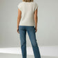 Lunna Sleeveless Button Down Cardigan with Front Pockets - Beige