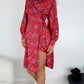 Diana Floral Dress - Red