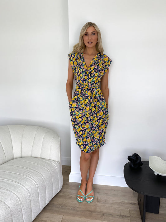 Norma Floral Pencil Dress