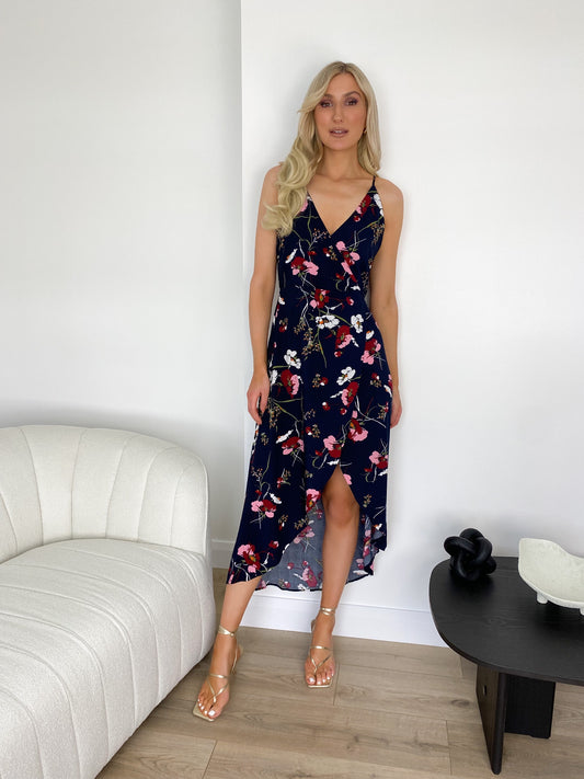 Micaela Print Maxi Dress