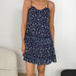 Jessica Layered Floral Dress - Navy
