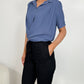Black Linen Trousers with front pockets
