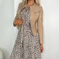 Bia Faux Leather Jacket - Taupe