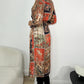 Lucia Printed Dress - Orange