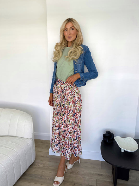 Sonya Printed Maxi Skirt