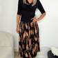 Sheels Printed Maxi Skirt - Brown