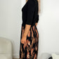 Sheels Printed Maxi Skirt - Brown