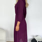Rosemary Pleated Dress - Purple
