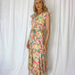 Nadine Pink and Yellow Floral Dress