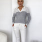 Martina Trousers with Front Pockets - White