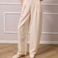 Maureen Barrel Pants - Beige