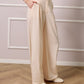 Maureen Barrel Pants - Beige