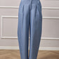 Maureen Barrel Pants - Blue