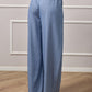 Maureen Barrel Pants - Blue