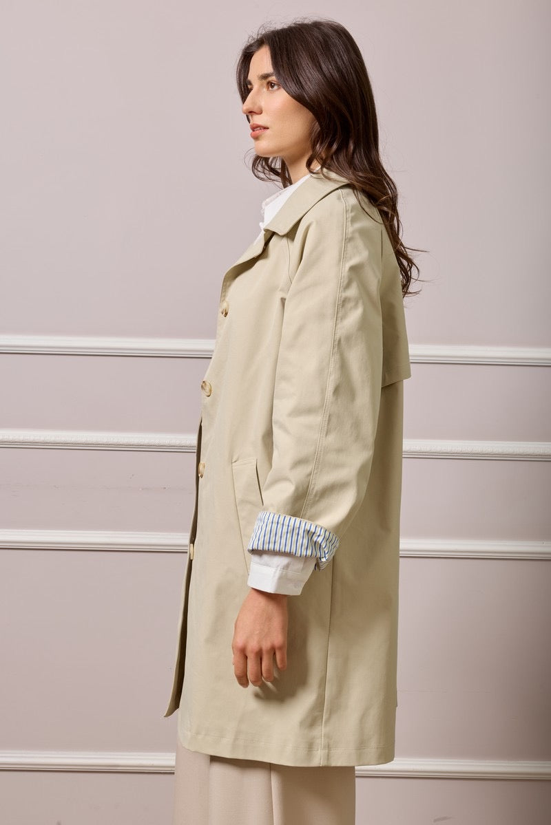 Enya Trench Coat - Beige