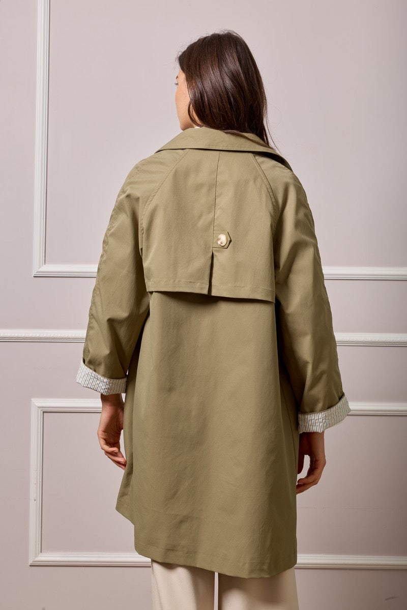 Enya Trench Coat - Khaki