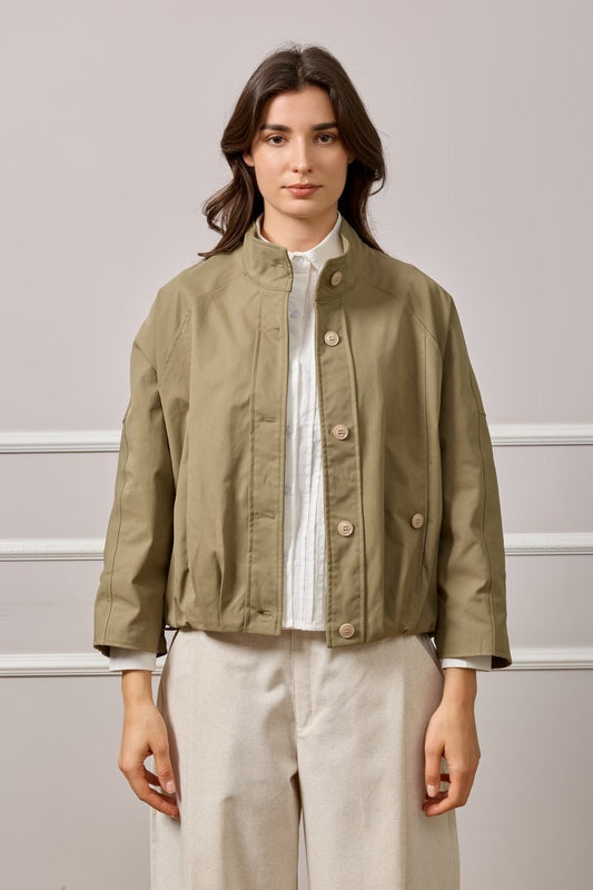 Beatrice Bomber Jacket - Khaki