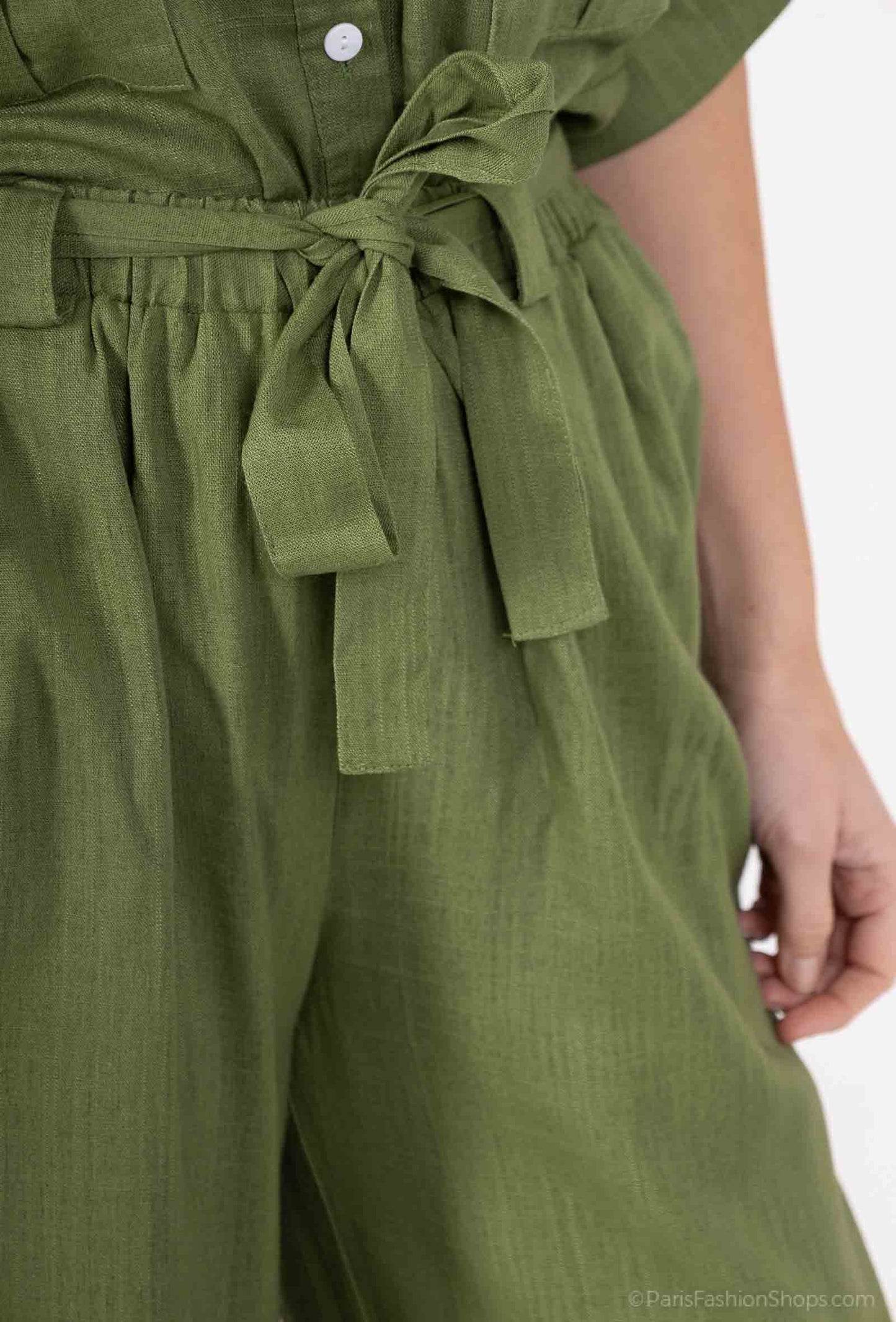 Tina Wide Leg Pants - Green