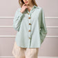 Clare Striped Button Up Shirt - Green