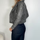 Jess Faux Leather Jacket - Grey